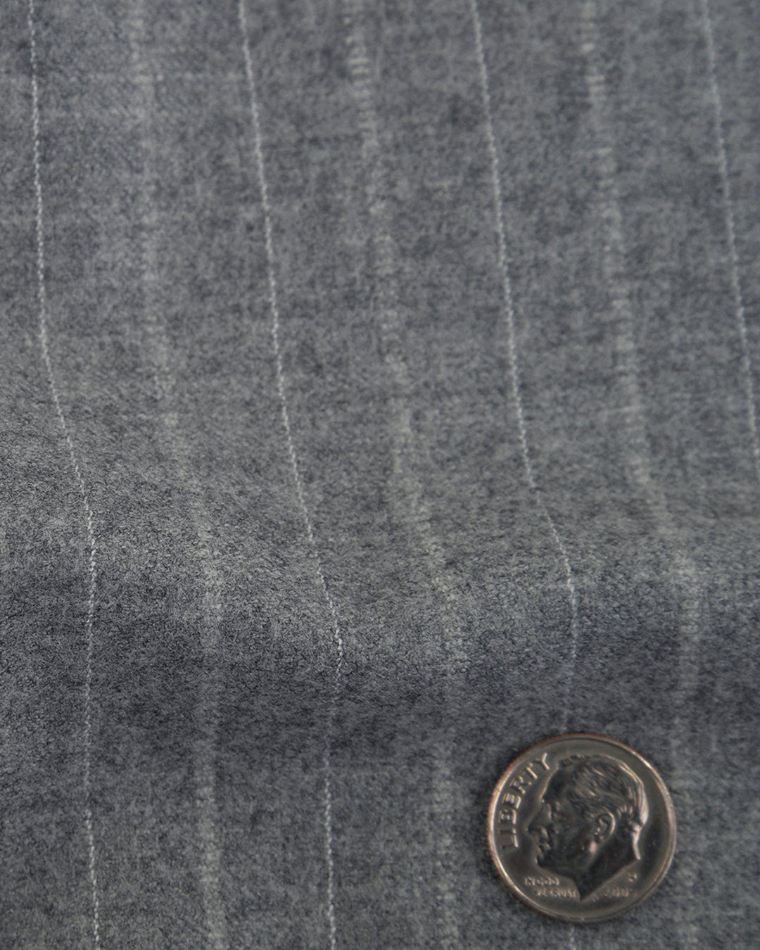 VBC Granite Grey Striped Wool Pants - 3
