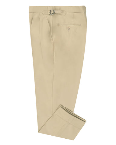 Washable Wool Pants: Khaki-Tan