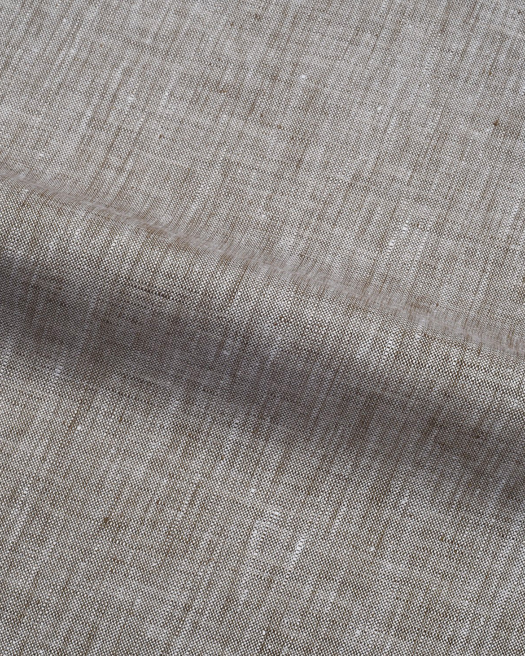Camp collar PRESET STYLE in Brown Linen - 2