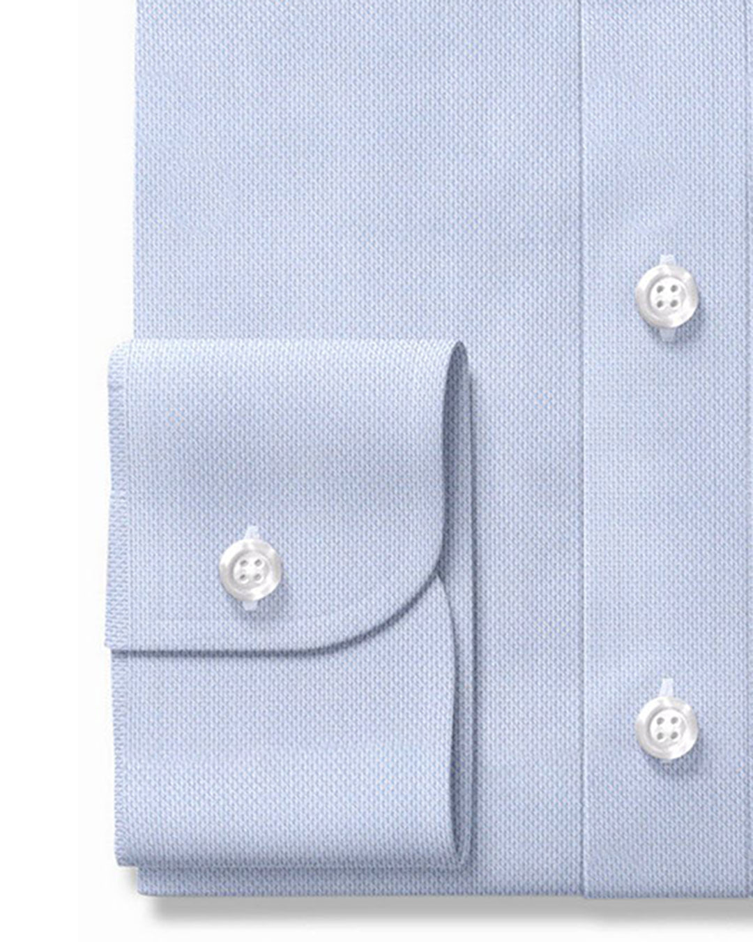 Albini Fine Light Blue Pinpoint Oxford - 3
