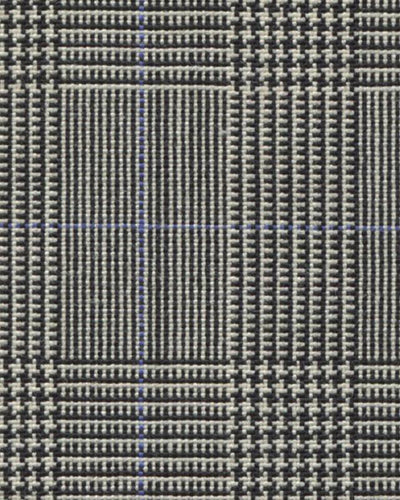 Holland & Sherry Crispaire Black and White Prince of Wales Check