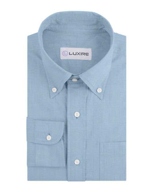 Powder Blue Fine Twill