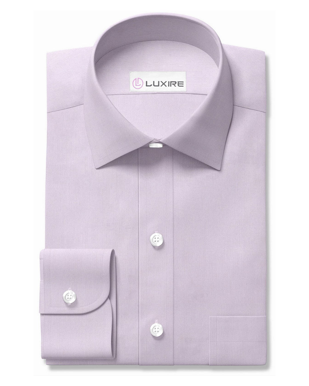 Baby Pink Oxford Dress Shirt - 1