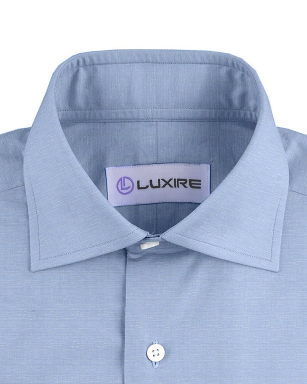Carlo Riva: Linen-Cotton: Sky Blue Slub Chambray - 2