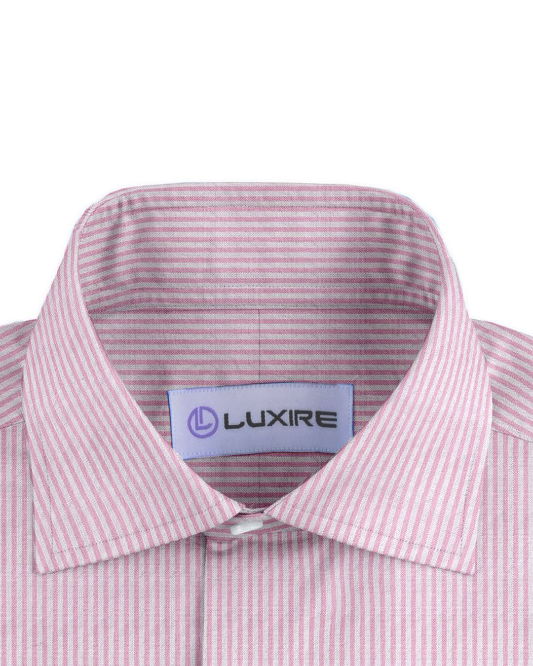 Pink White Pin Stripes Seersucker - 3