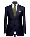 Dugdale Fine Worsted - Navy Chalk Stripe Jacket