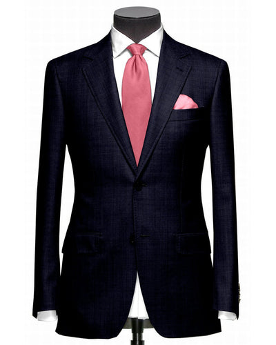 Dugdale Fine Worsted - Navy Self-Stripe Jacket