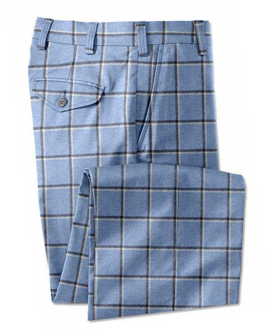 Dugdale Tweed: Blue Windowpane