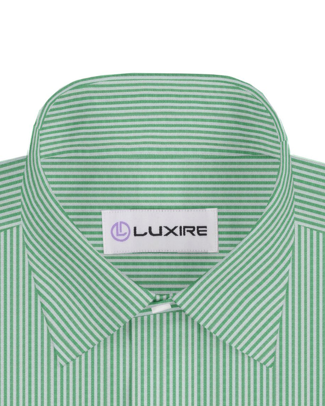 Linen: Green Candy  Stripes