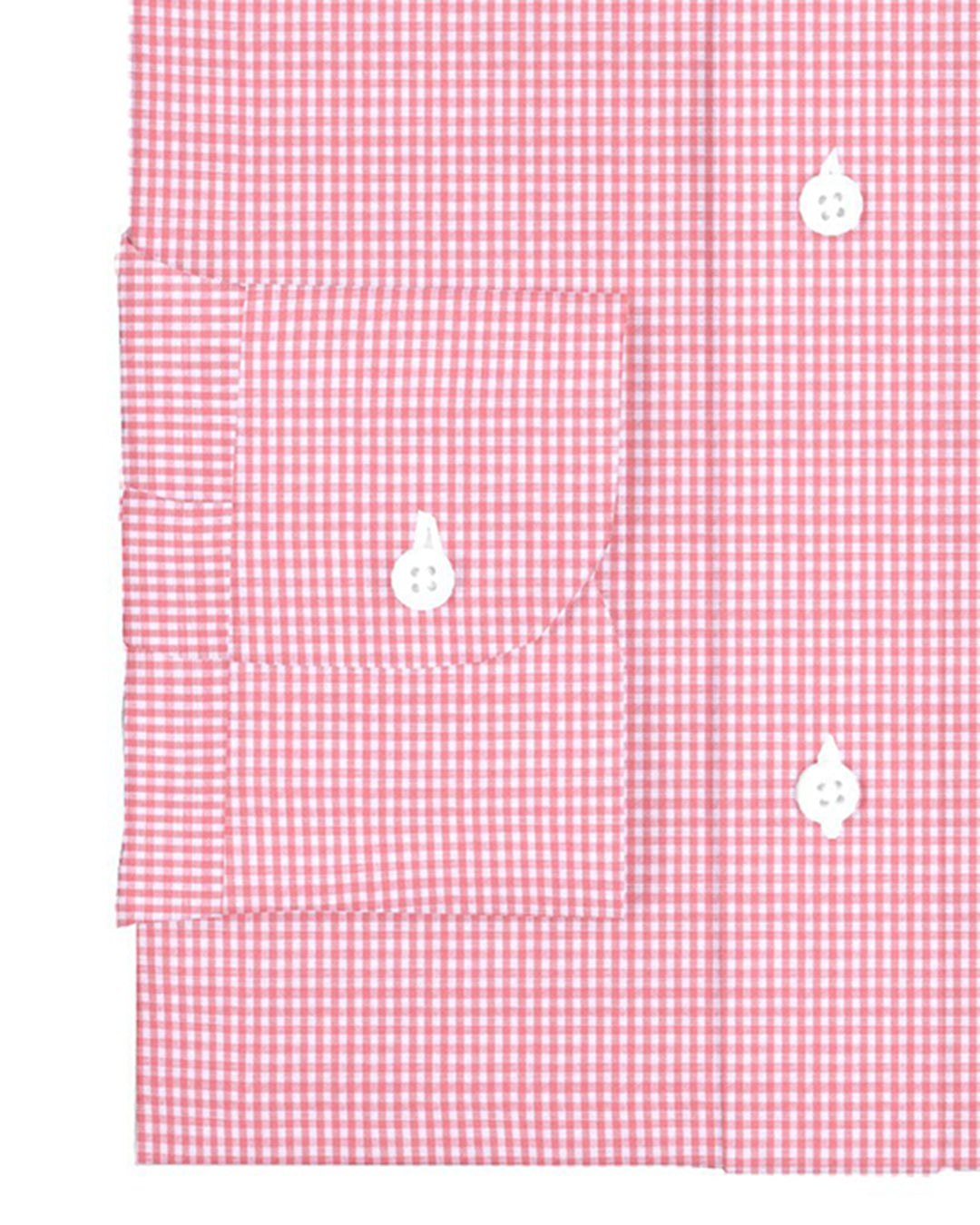 Cotton Linen: Dark Peach Gingham Checks