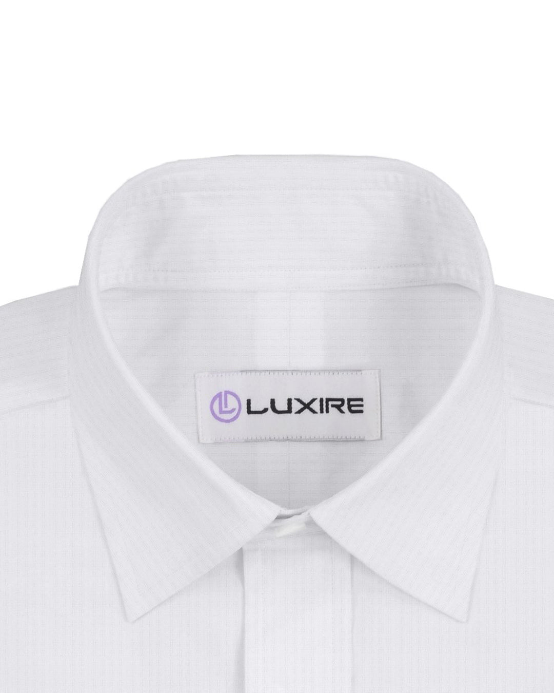Grandi and Rubinelli Pure White Dobby Weave - 2