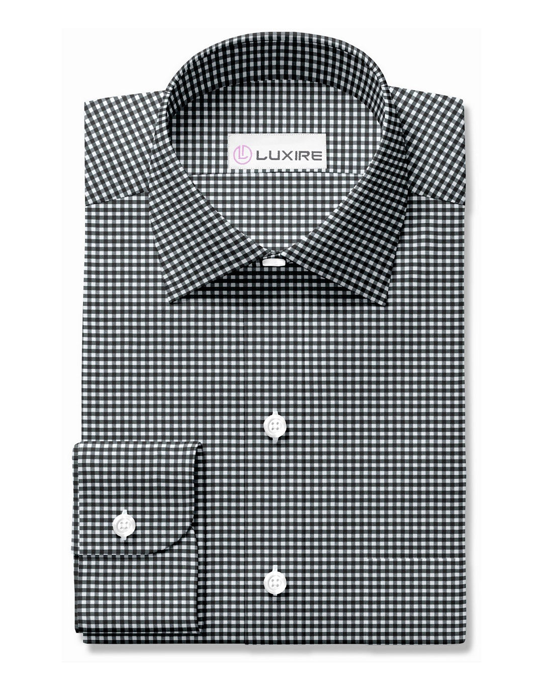 White Black Gingham - 2