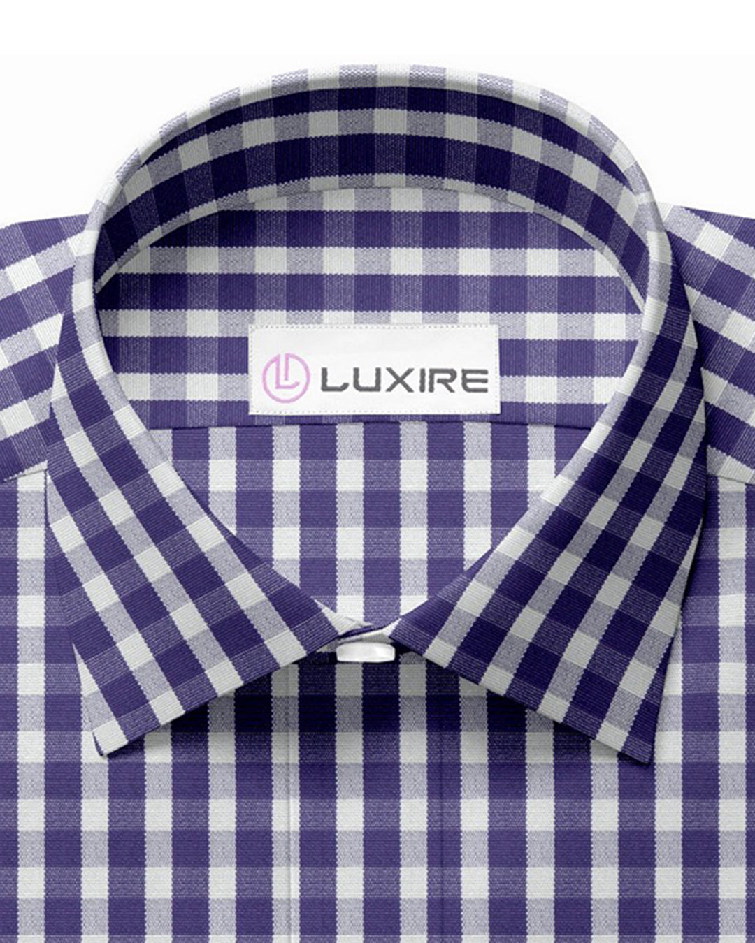 Purple White Gingham - 2