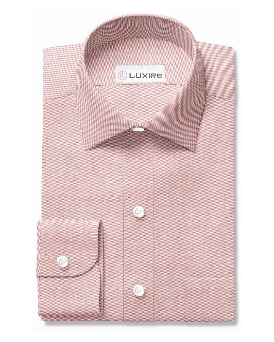 Orange Red Pinpoint Oxford - 1