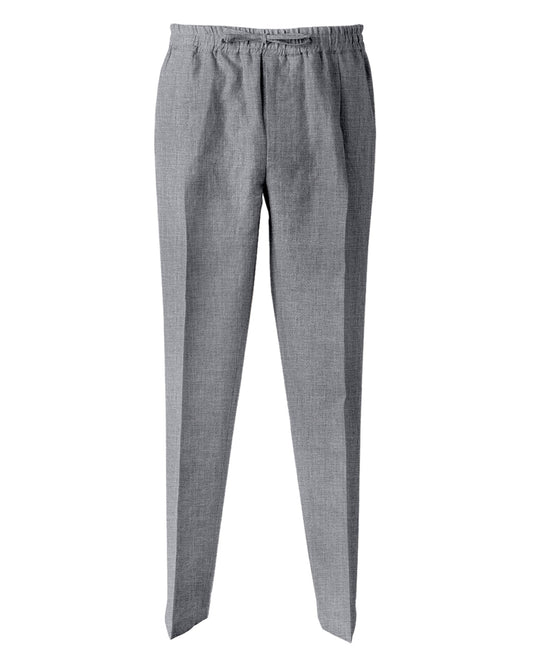 Loro Piana: Light Grey Woolen Drawstring Pants