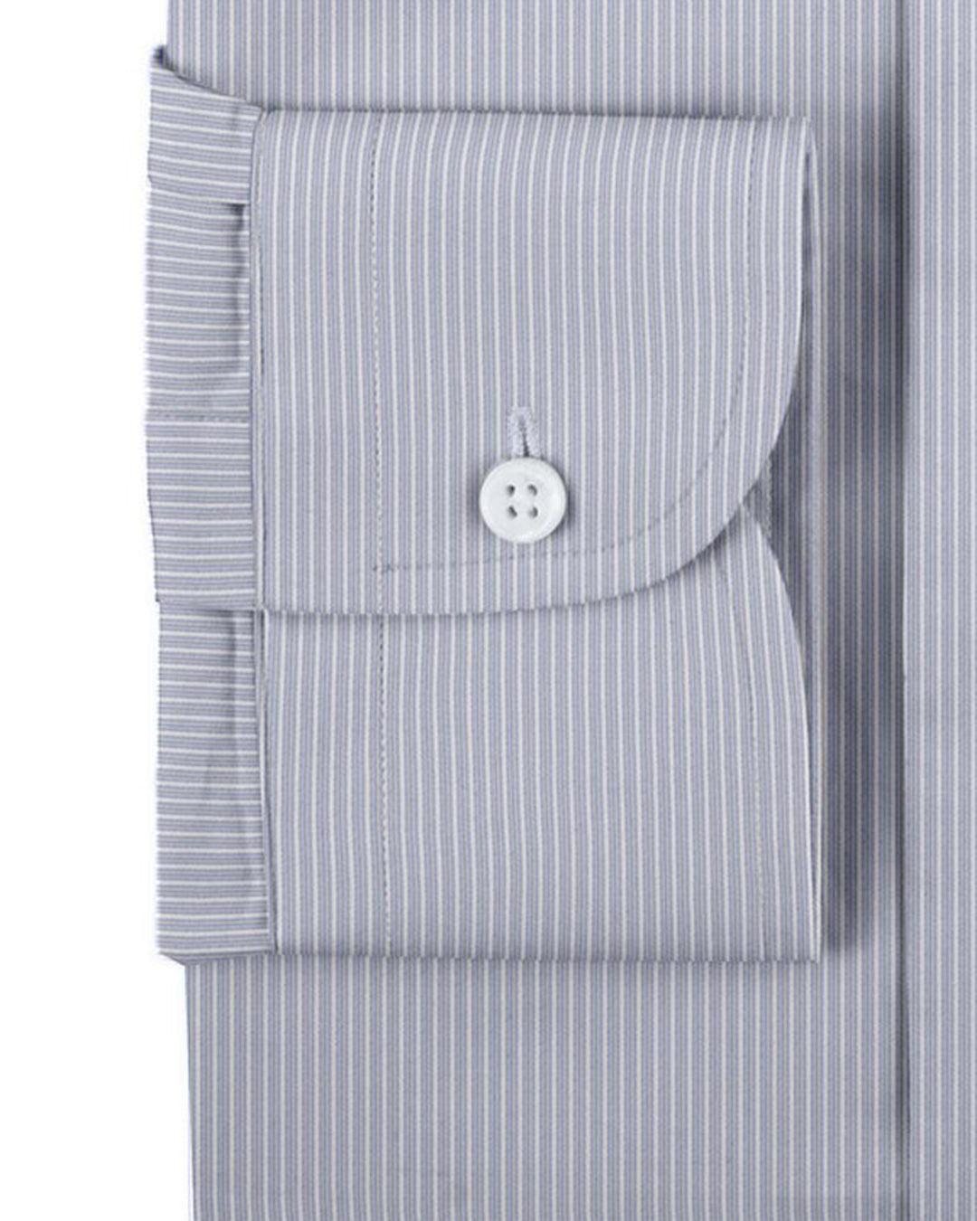 Albini: Baby Blue Self Alternate Stripe - 2
