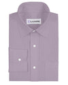 Cotton Poly: Purple Textured Pin Stripes
