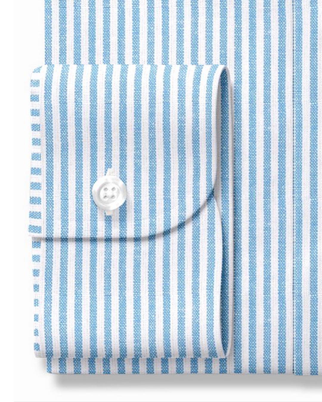 True Blue University Stripes  Oxford