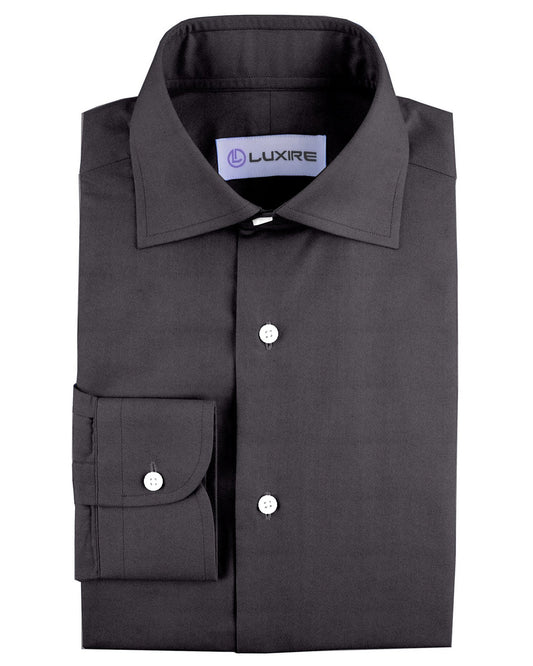 Midnight Grey Wool Shirt