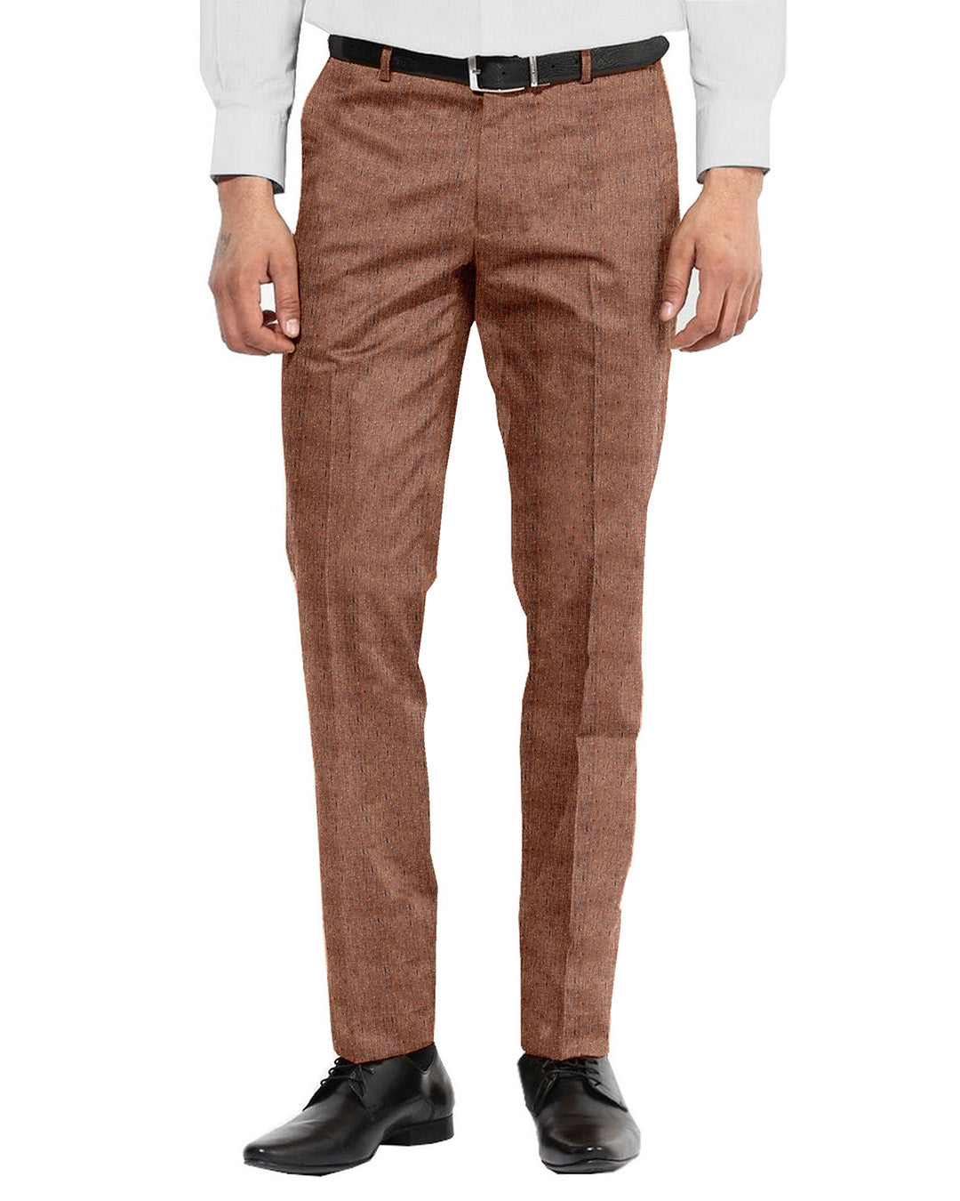 Molloy Plain Donegal Tweed Pants - Orange