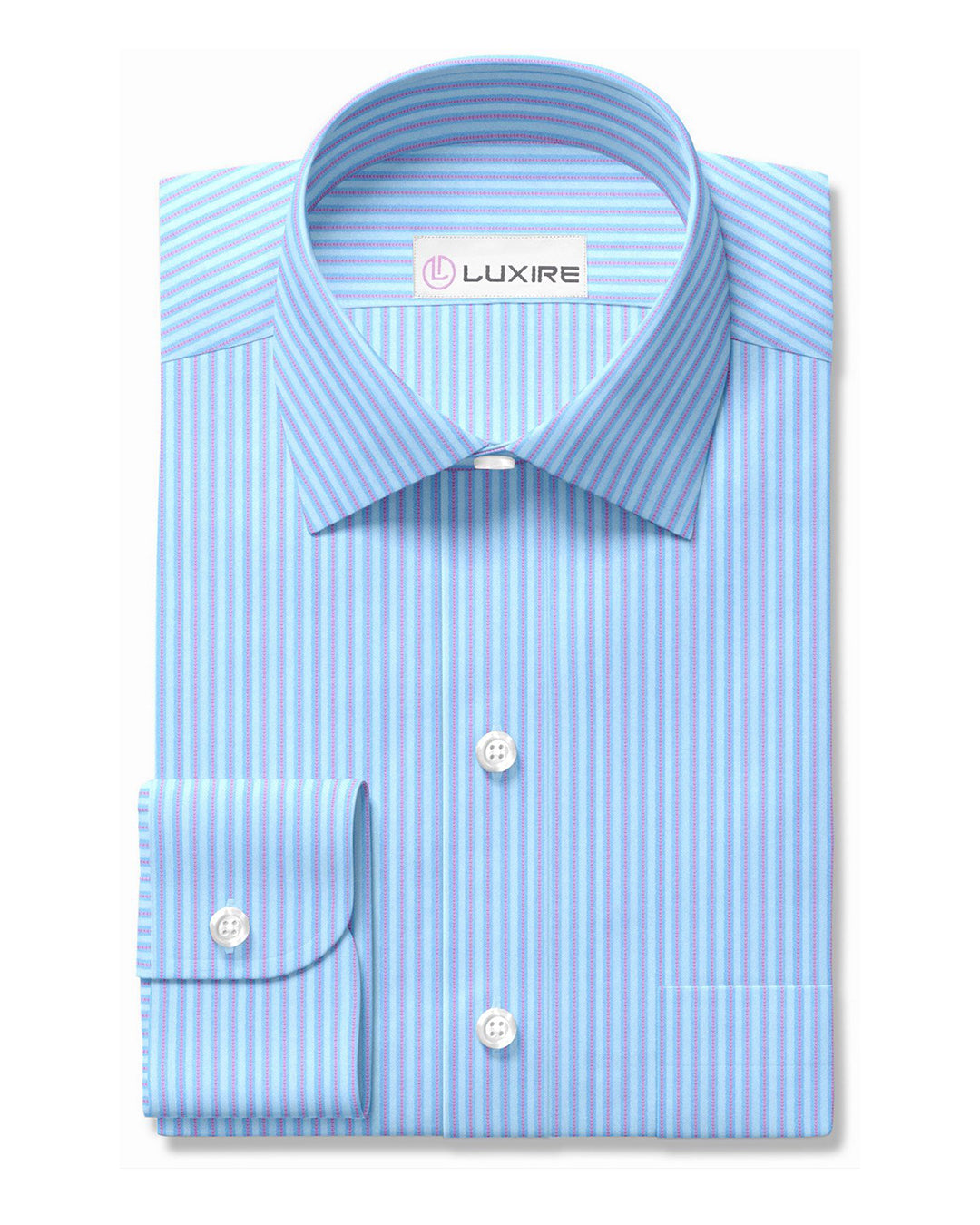 Luxire Privilege Collection Subtle Stripes on Blue - 1