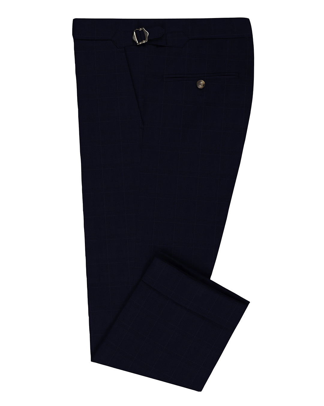 Drago: Super 160s Navy Prince of Wales Checks Suit - 3