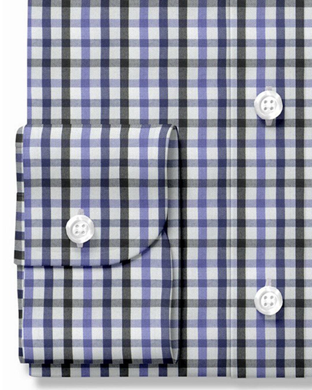 Friday Shirt:Purple Blue Black Tattersall