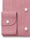 Albini Red Pencil Stripes