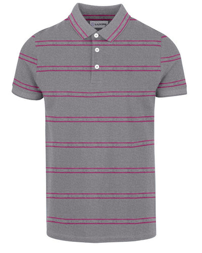 Grey Fuchsia Stripes T-shirt